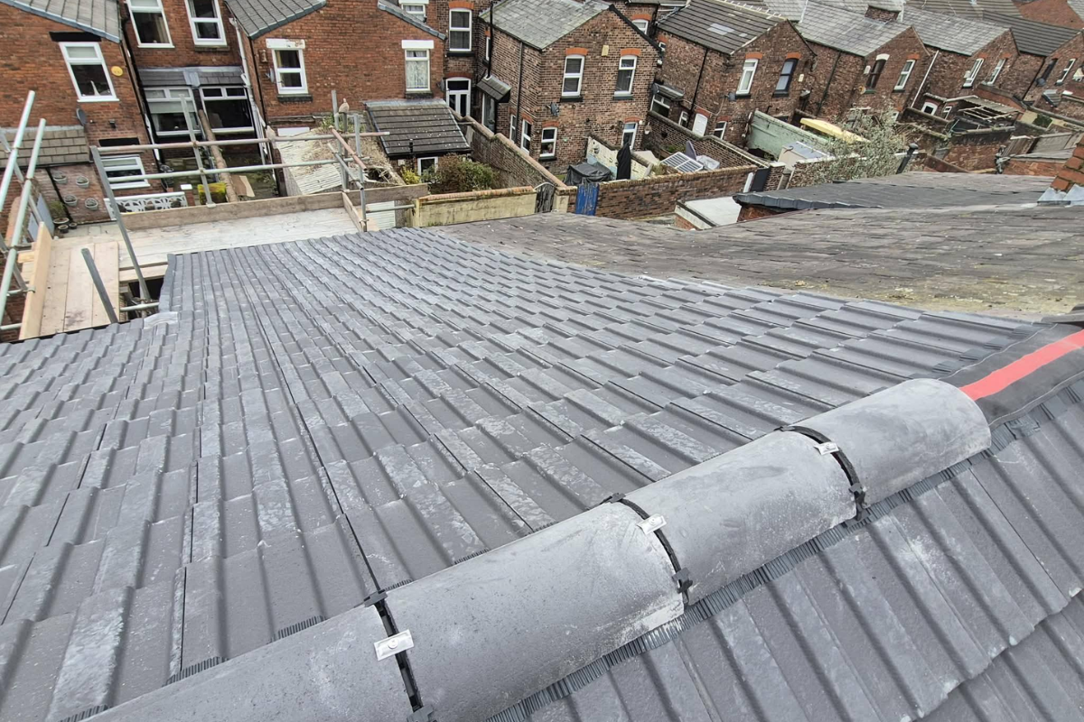New tiled roof installation Wigan