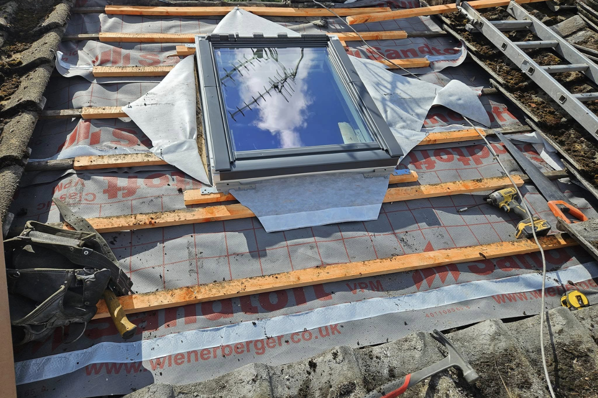 Velux roof window installation Wigan